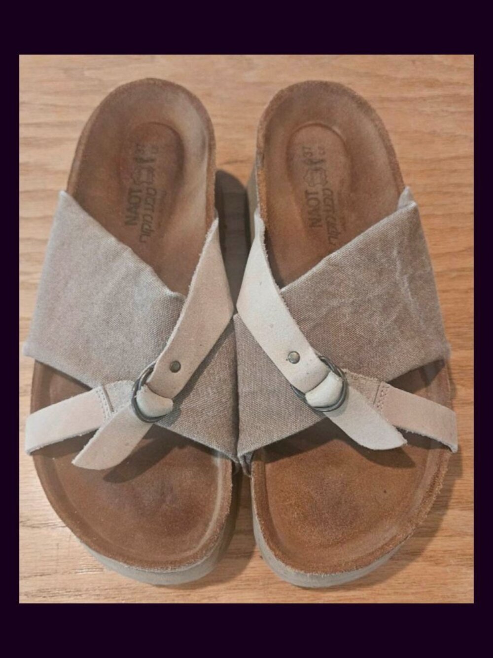 Naot cross top platform sandal 37 W6 - Picture 2 of 8
